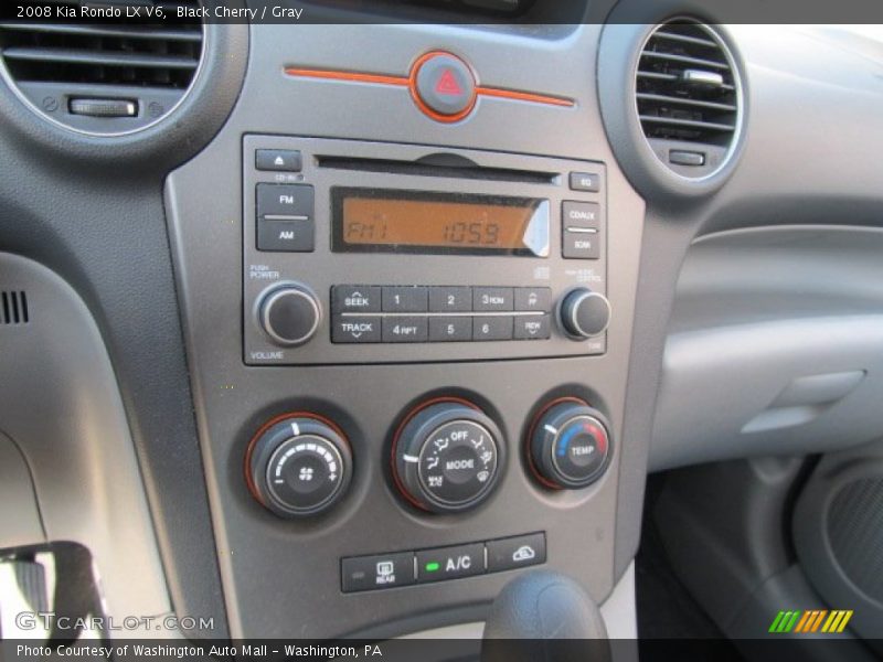 Black Cherry / Gray 2008 Kia Rondo LX V6