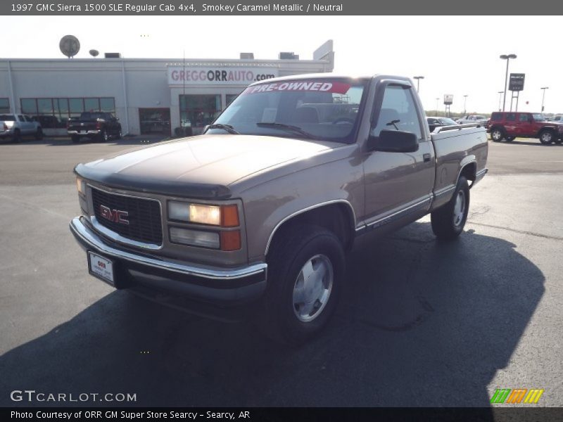 Smokey Caramel Metallic / Neutral 1997 GMC Sierra 1500 SLE Regular Cab 4x4