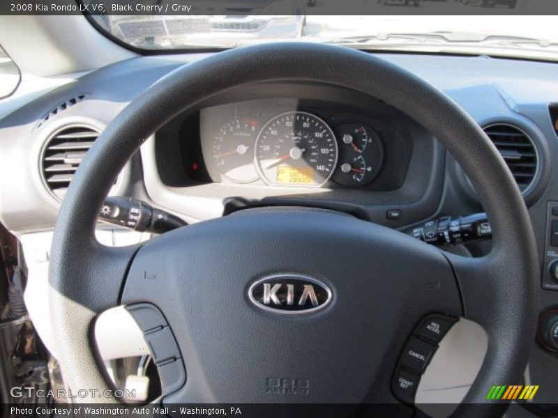 Black Cherry / Gray 2008 Kia Rondo LX V6