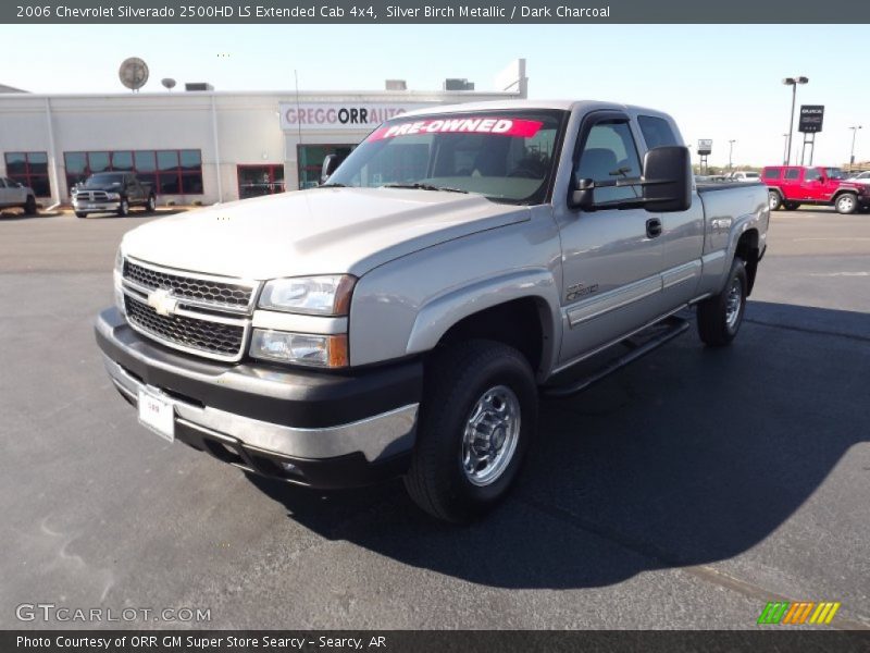 Silver Birch Metallic / Dark Charcoal 2006 Chevrolet Silverado 2500HD LS Extended Cab 4x4