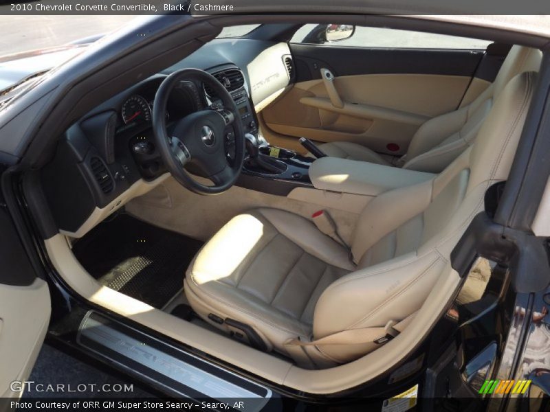  2010 Corvette Convertible Cashmere Interior