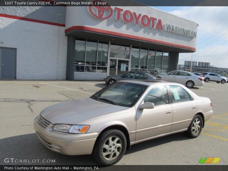 Cashmere Beige Metallic / Beige 1997 Toyota Camry XLE V6