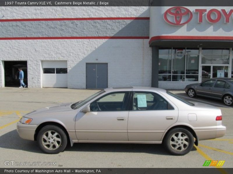 Cashmere Beige Metallic / Beige 1997 Toyota Camry XLE V6