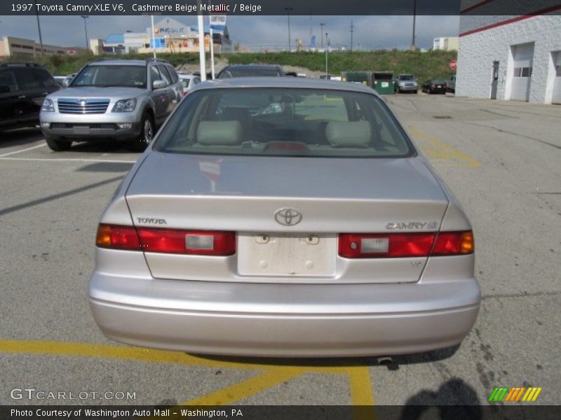 Cashmere Beige Metallic / Beige 1997 Toyota Camry XLE V6