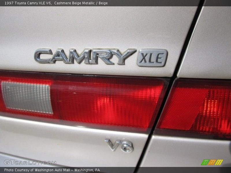 Cashmere Beige Metallic / Beige 1997 Toyota Camry XLE V6