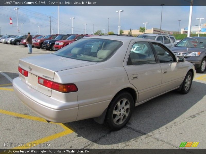 Cashmere Beige Metallic / Beige 1997 Toyota Camry XLE V6