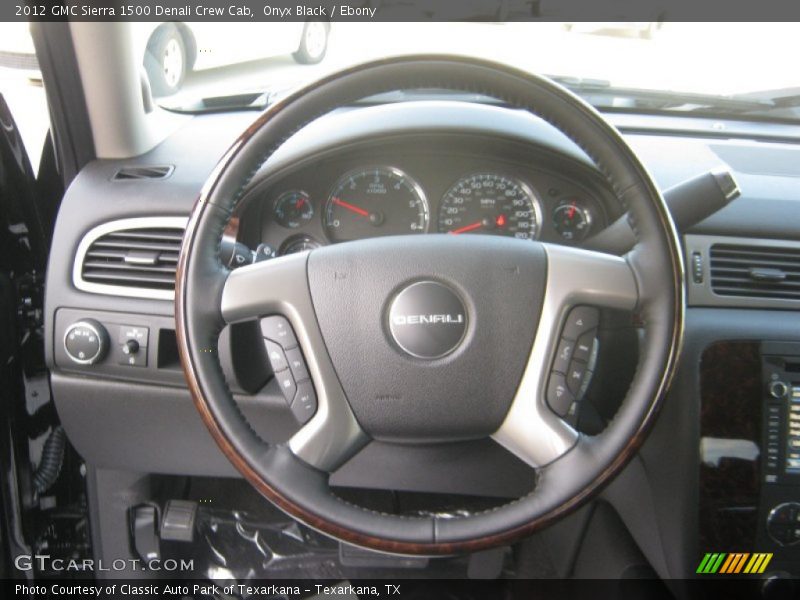  2012 Sierra 1500 Denali Crew Cab Steering Wheel