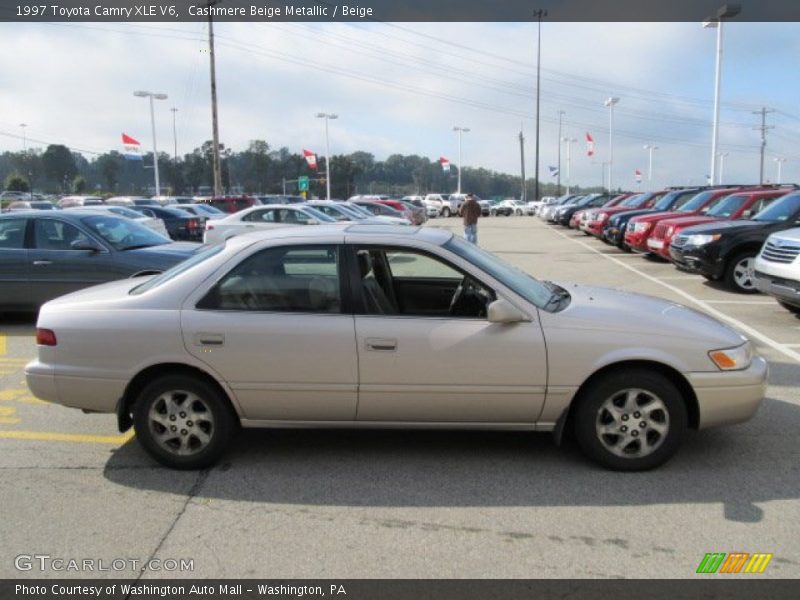 Cashmere Beige Metallic / Beige 1997 Toyota Camry XLE V6