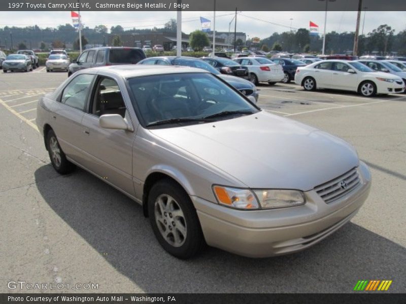 Cashmere Beige Metallic / Beige 1997 Toyota Camry XLE V6
