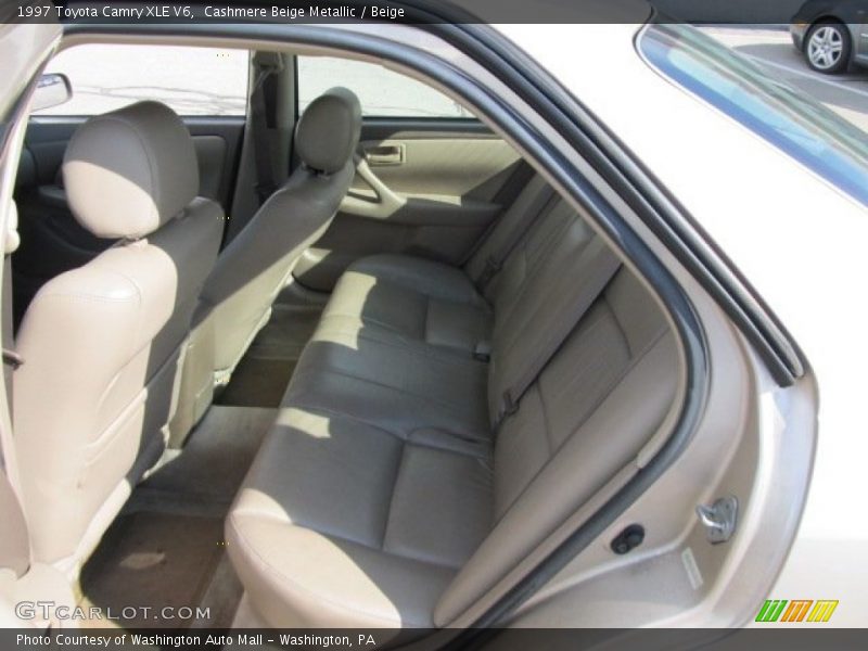 Cashmere Beige Metallic / Beige 1997 Toyota Camry XLE V6