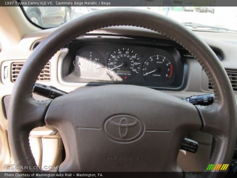 Cashmere Beige Metallic / Beige 1997 Toyota Camry XLE V6