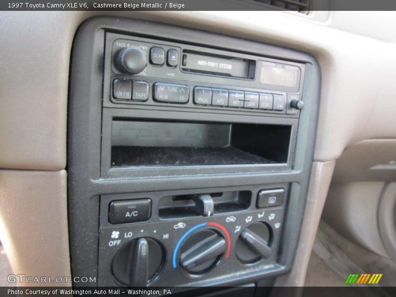 Cashmere Beige Metallic / Beige 1997 Toyota Camry XLE V6