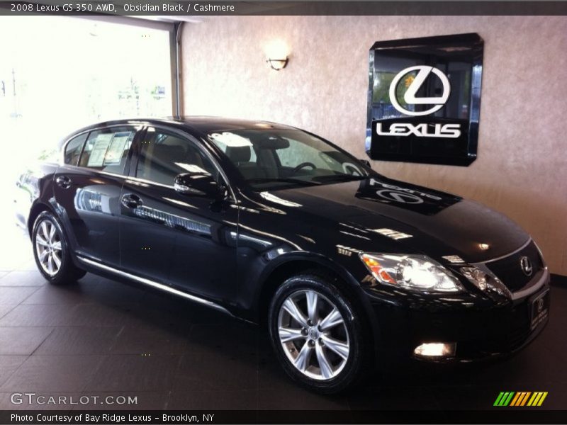 Obsidian Black / Cashmere 2008 Lexus GS 350 AWD