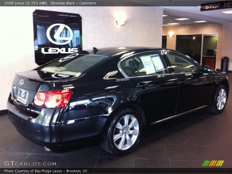 Obsidian Black / Cashmere 2008 Lexus GS 350 AWD