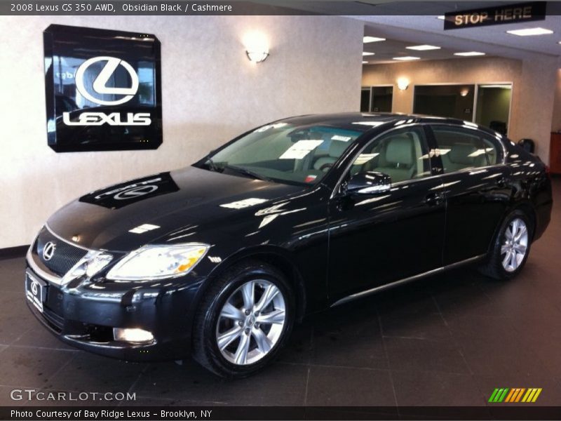 Obsidian Black / Cashmere 2008 Lexus GS 350 AWD