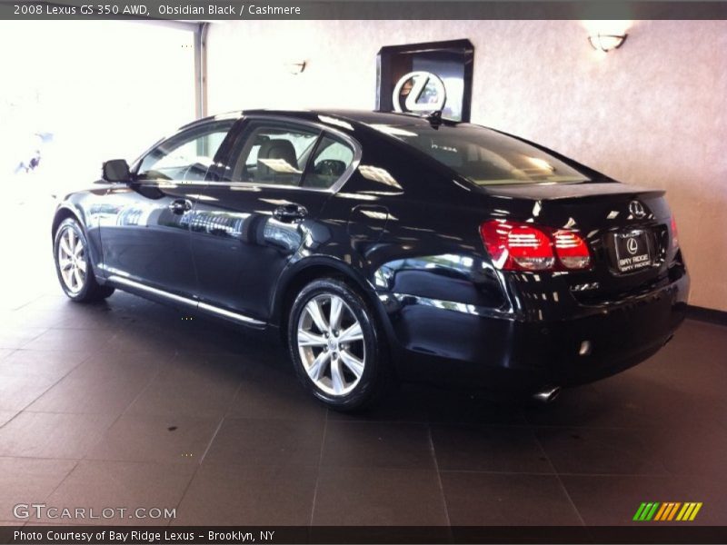 Obsidian Black / Cashmere 2008 Lexus GS 350 AWD