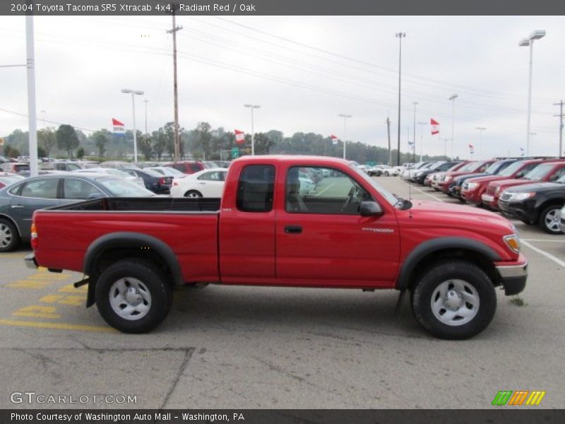 Radiant Red / Oak 2004 Toyota Tacoma SR5 Xtracab 4x4