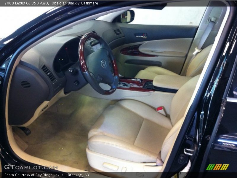 Obsidian Black / Cashmere 2008 Lexus GS 350 AWD