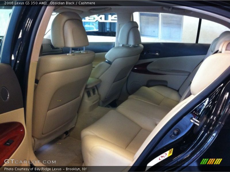 Obsidian Black / Cashmere 2008 Lexus GS 350 AWD