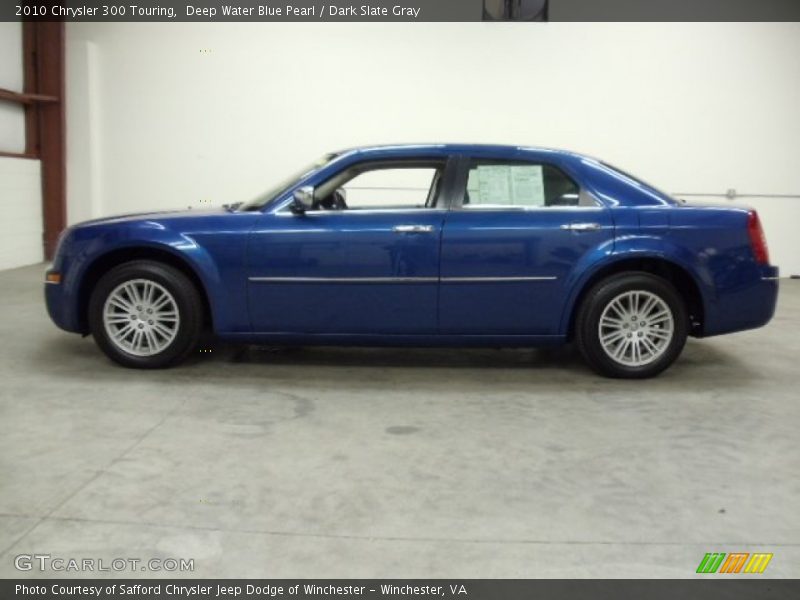 Deep Water Blue Pearl / Dark Slate Gray 2010 Chrysler 300 Touring
