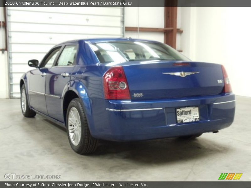 Deep Water Blue Pearl / Dark Slate Gray 2010 Chrysler 300 Touring