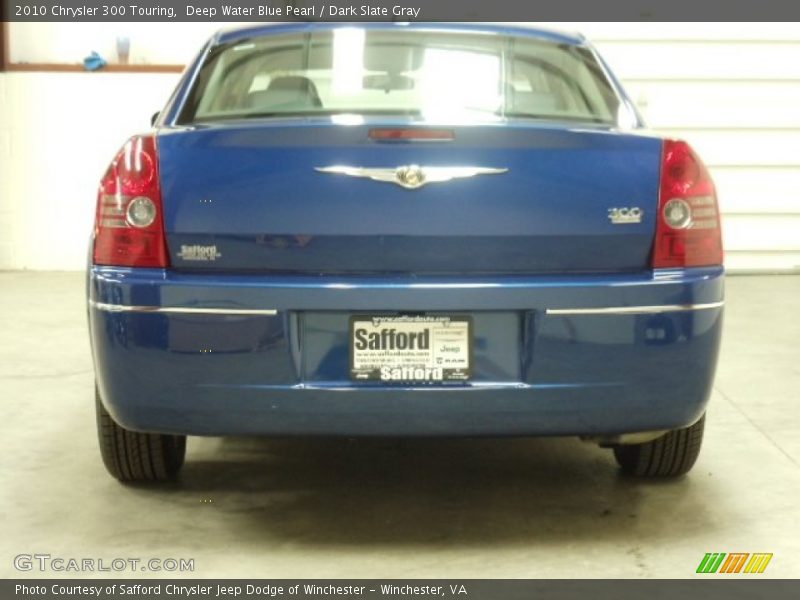 Deep Water Blue Pearl / Dark Slate Gray 2010 Chrysler 300 Touring