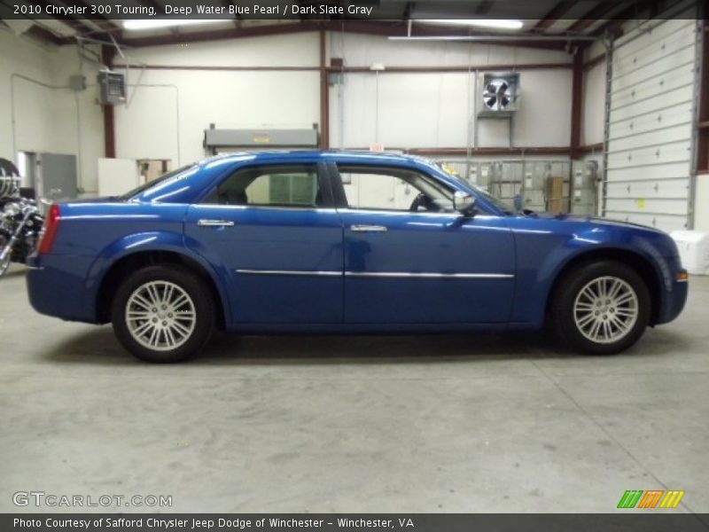 Deep Water Blue Pearl / Dark Slate Gray 2010 Chrysler 300 Touring