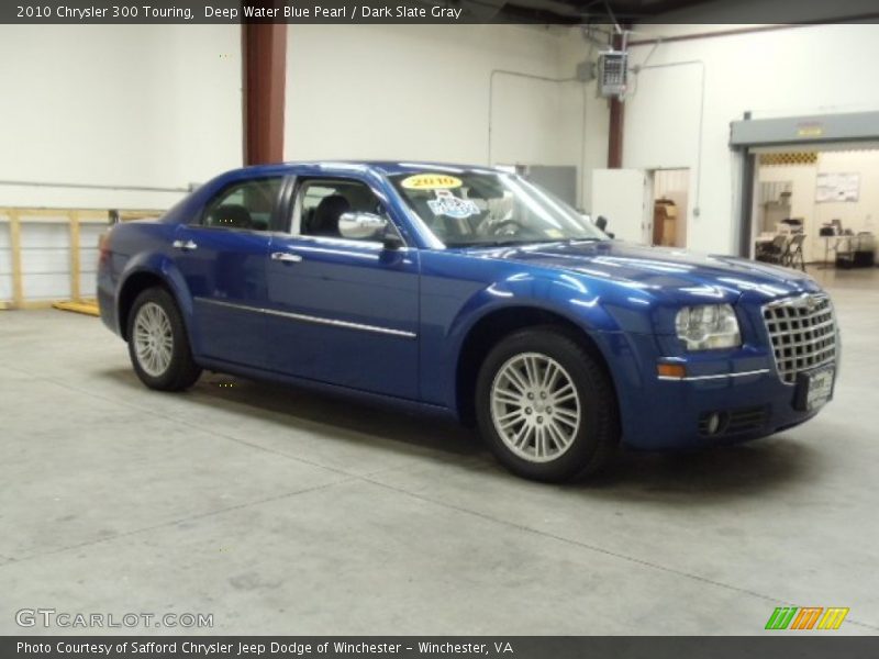 Deep Water Blue Pearl / Dark Slate Gray 2010 Chrysler 300 Touring