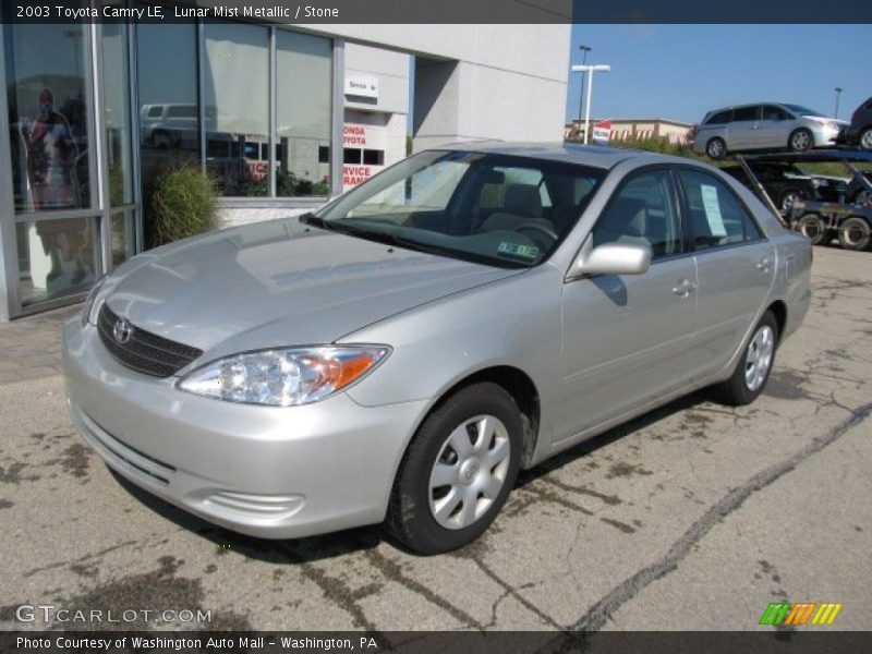 Lunar Mist Metallic / Stone 2003 Toyota Camry LE