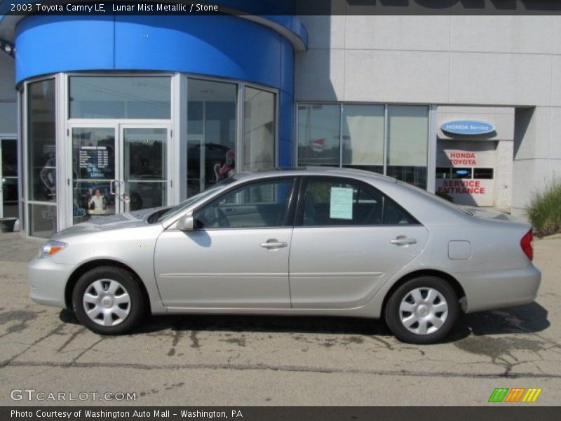 Lunar Mist Metallic / Stone 2003 Toyota Camry LE