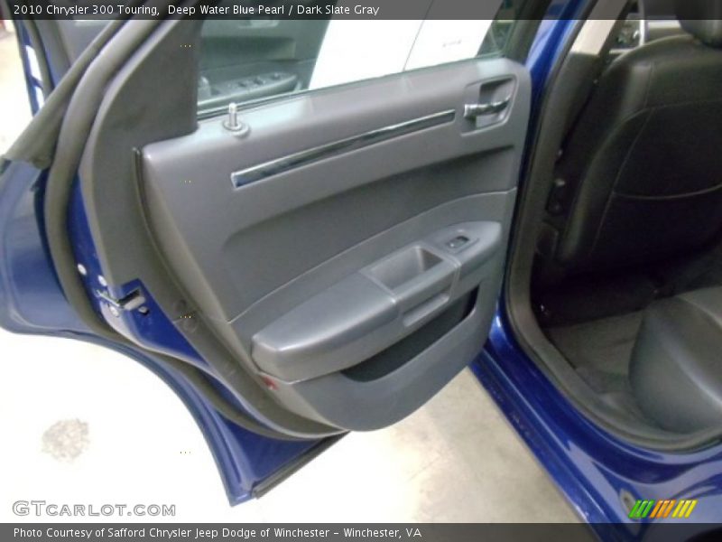 Deep Water Blue Pearl / Dark Slate Gray 2010 Chrysler 300 Touring