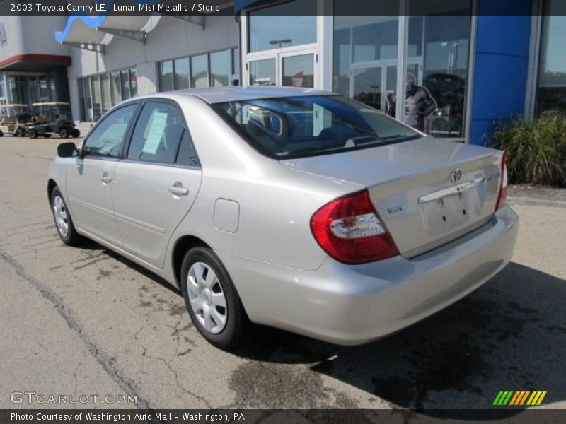 Lunar Mist Metallic / Stone 2003 Toyota Camry LE