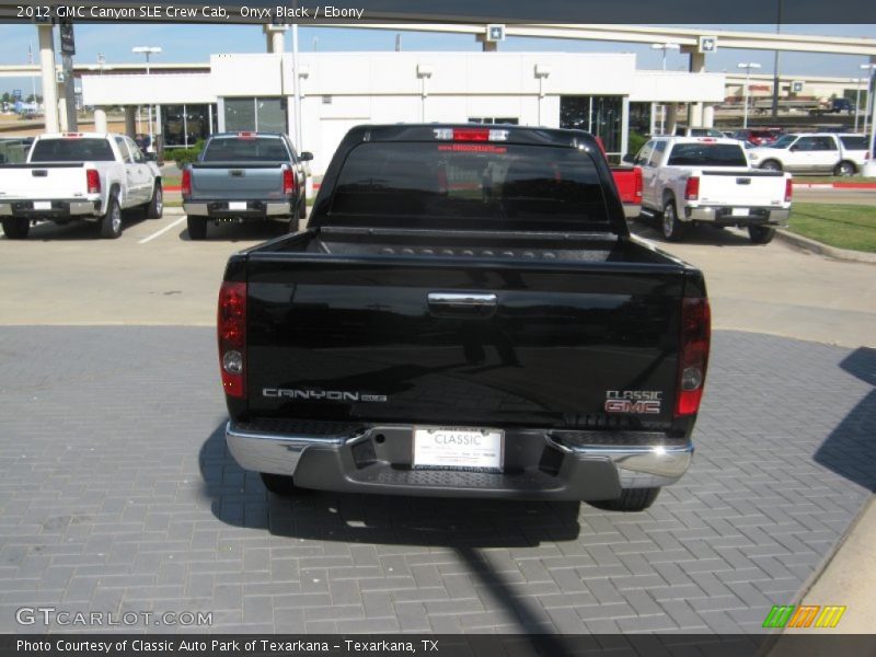 Onyx Black / Ebony 2012 GMC Canyon SLE Crew Cab