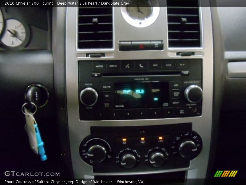 Deep Water Blue Pearl / Dark Slate Gray 2010 Chrysler 300 Touring