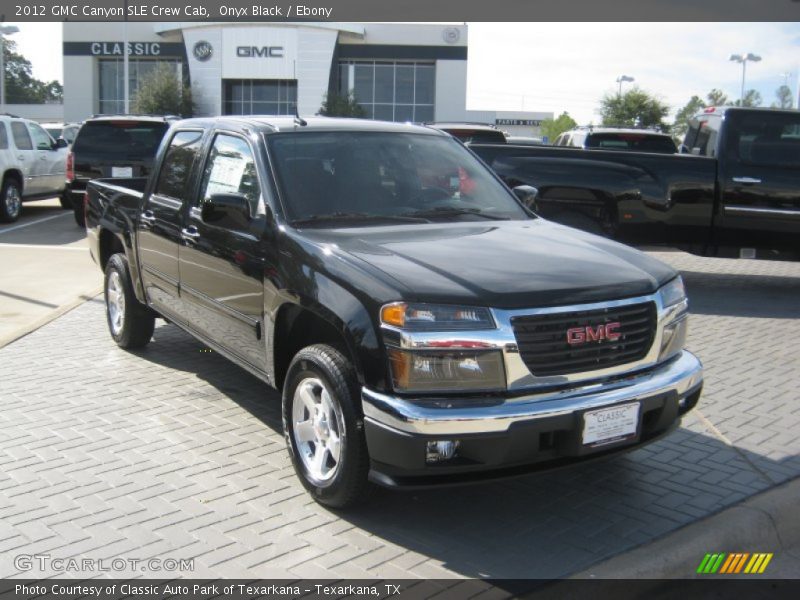 Onyx Black / Ebony 2012 GMC Canyon SLE Crew Cab