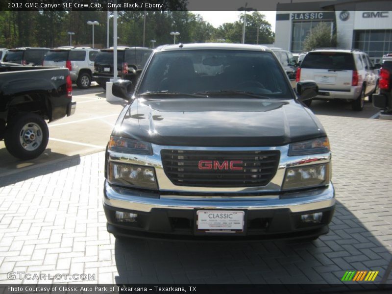 Onyx Black / Ebony 2012 GMC Canyon SLE Crew Cab