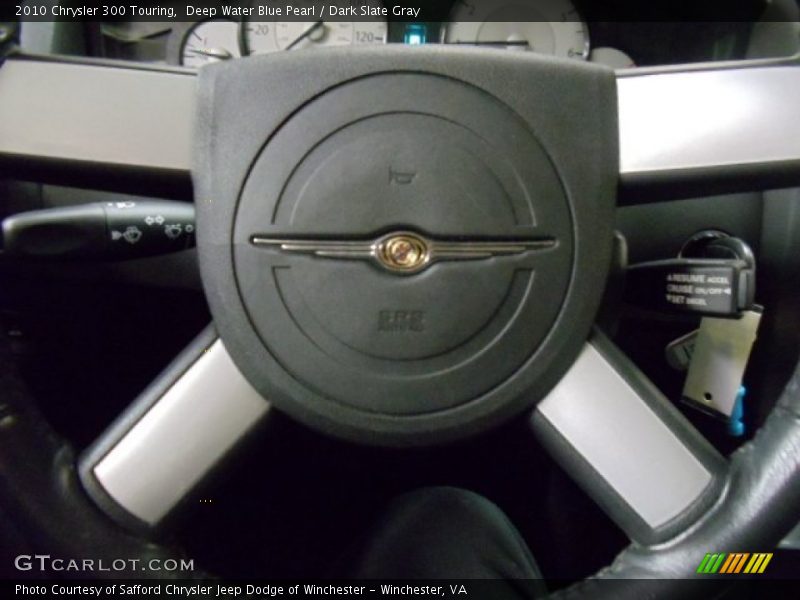 Deep Water Blue Pearl / Dark Slate Gray 2010 Chrysler 300 Touring