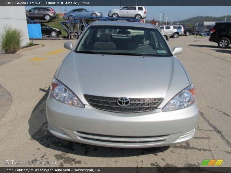 Lunar Mist Metallic / Stone 2003 Toyota Camry LE