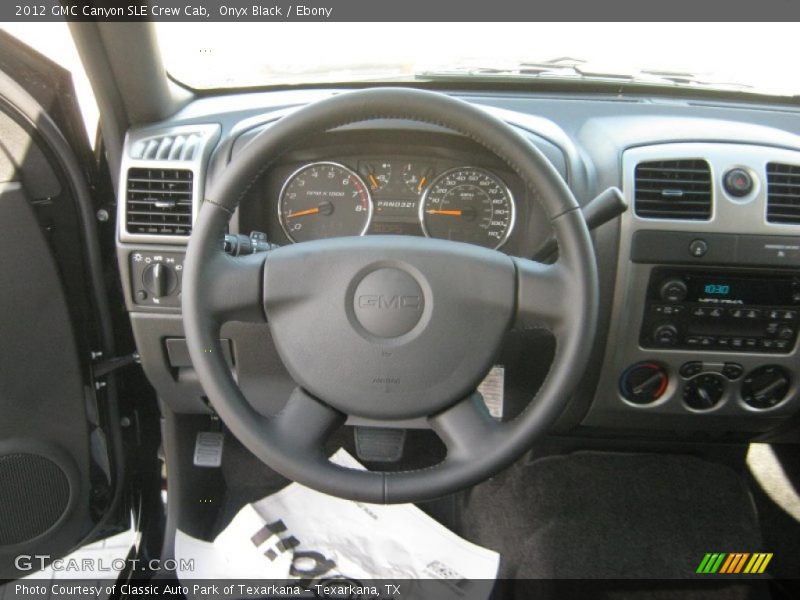 Onyx Black / Ebony 2012 GMC Canyon SLE Crew Cab