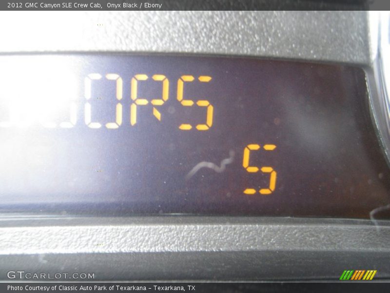 Onyx Black / Ebony 2012 GMC Canyon SLE Crew Cab