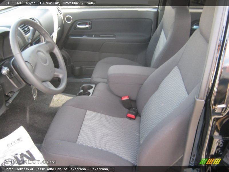 Onyx Black / Ebony 2012 GMC Canyon SLE Crew Cab