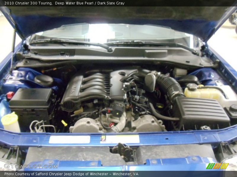 Deep Water Blue Pearl / Dark Slate Gray 2010 Chrysler 300 Touring