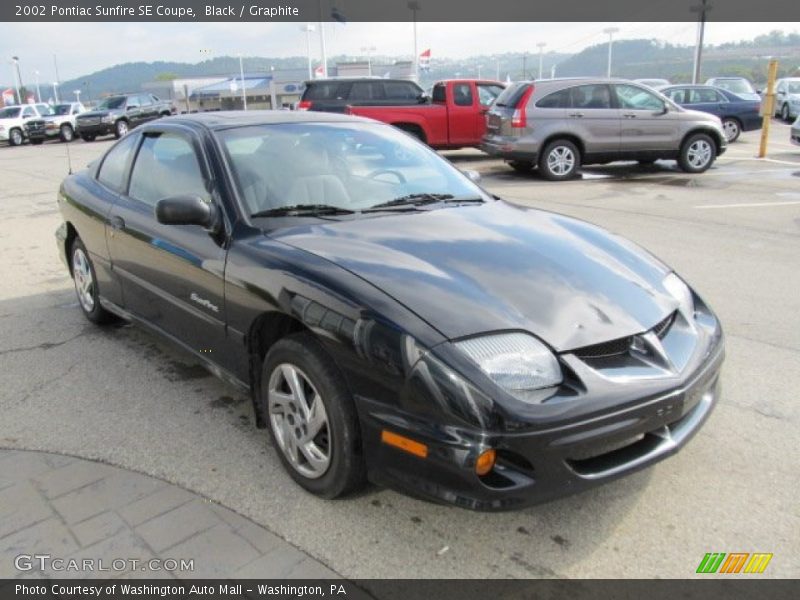 Black / Graphite 2002 Pontiac Sunfire SE Coupe