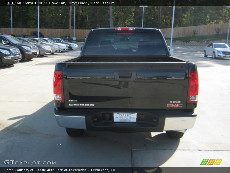 Onyx Black / Dark Titanium 2011 GMC Sierra 1500 SL Crew Cab
