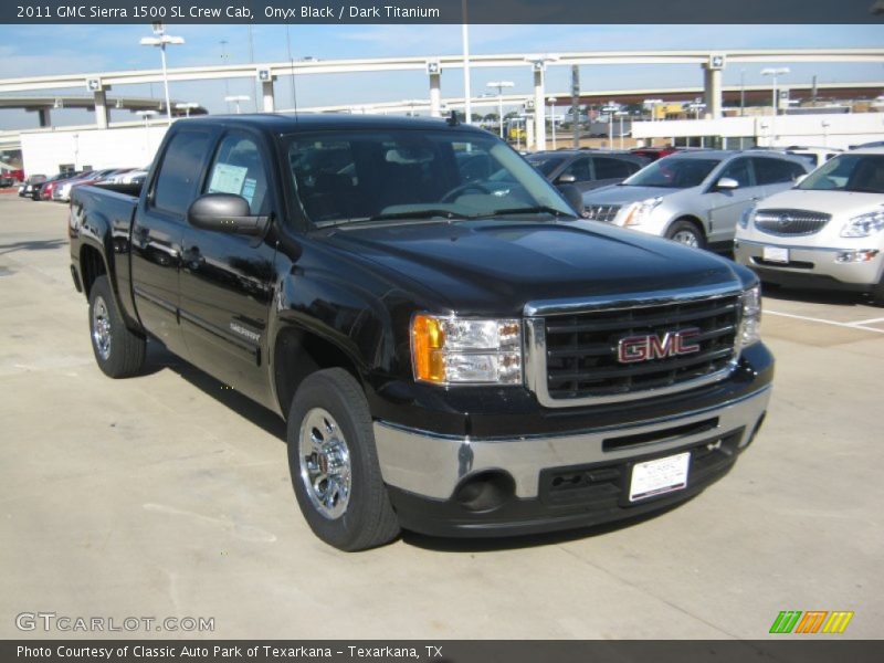 Onyx Black / Dark Titanium 2011 GMC Sierra 1500 SL Crew Cab