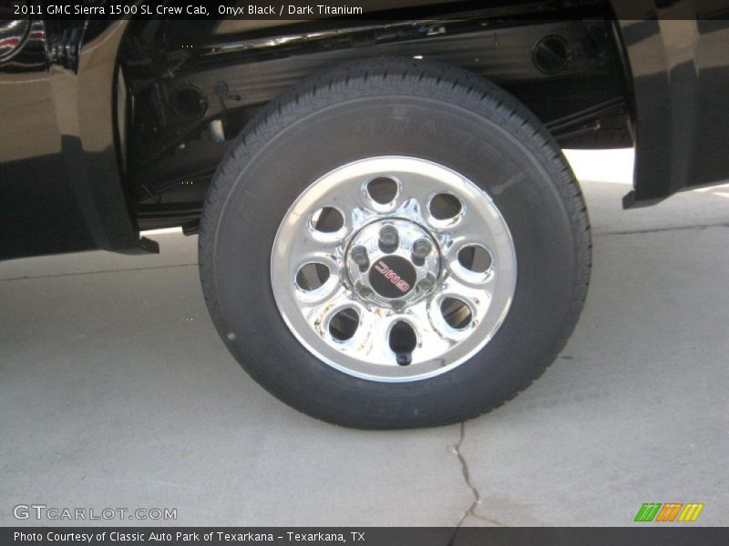 Onyx Black / Dark Titanium 2011 GMC Sierra 1500 SL Crew Cab