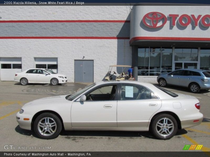 Snow White Pearl Mica / Beige 2000 Mazda Millenia