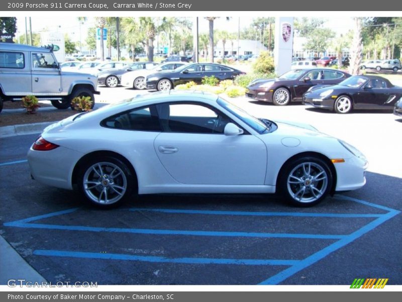 Carrara White / Stone Grey 2009 Porsche 911 Carrera Coupe