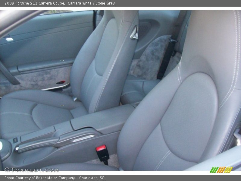 Carrara White / Stone Grey 2009 Porsche 911 Carrera Coupe