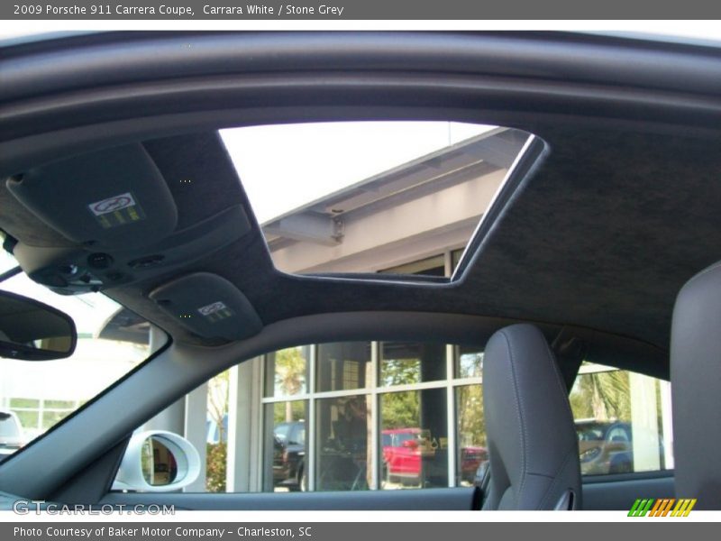 Carrara White / Stone Grey 2009 Porsche 911 Carrera Coupe